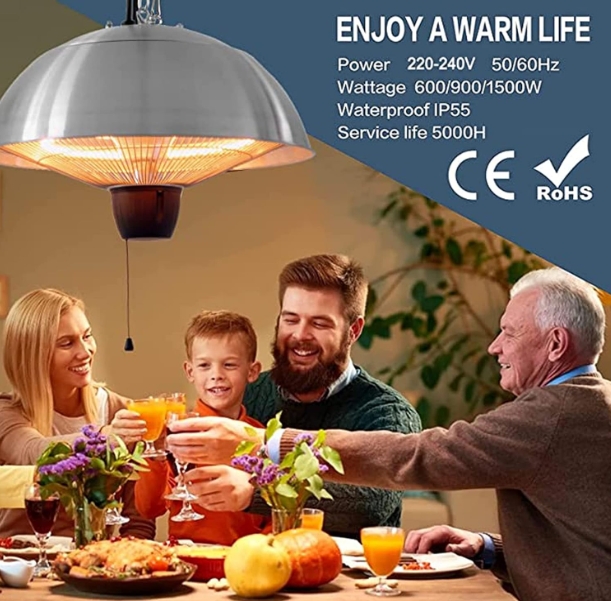 IP66 waterproof outdoor heater