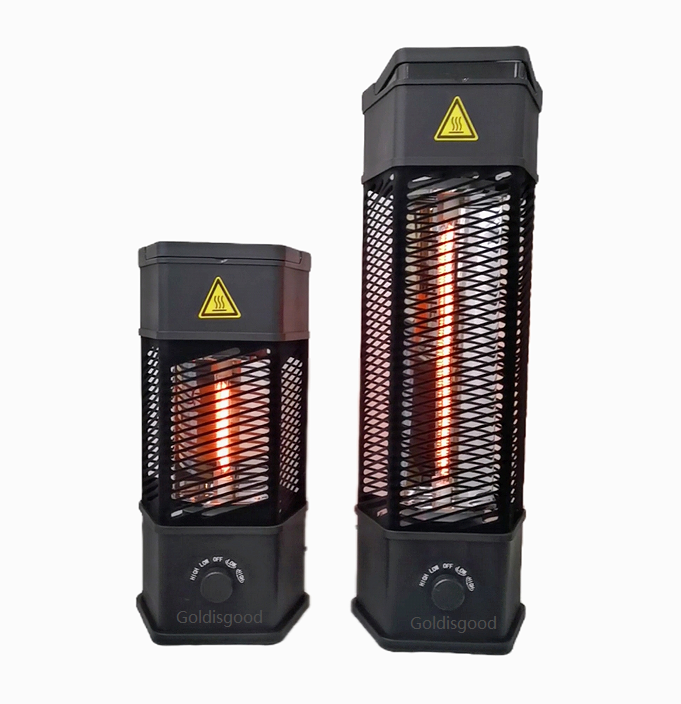 Distance between patio heater and ceiling